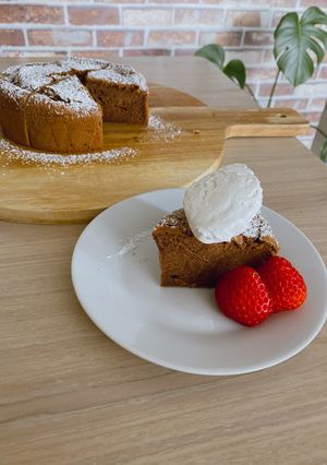 チョコとお豆腐のヘルシーケーキ♡-レシピのメイン写真