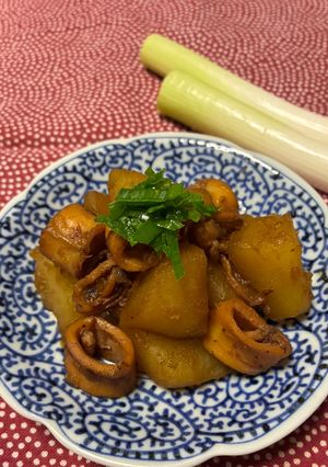 いかパパイヤ炒め煮🦑-レシピのメイン写真