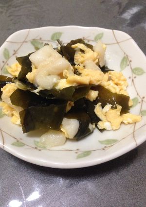 お麩とわかめとたまごの酢の物-レシピのメイン写真