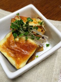 【糖質制限】大満足!厚揚げ味噌チーズ焼き-レシピのメイン写真