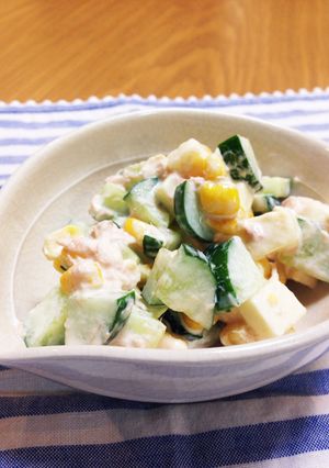 チーズときゅうりのコロコロサラダ♪-レシピのメイン写真