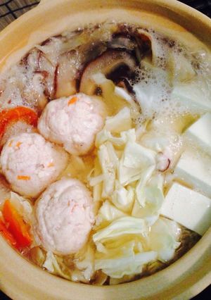 【鶏むね肉で】鶏つみれ鍋-レシピのメイン写真