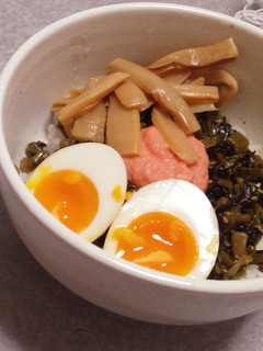 明太高菜丼!-レシピのメイン写真
