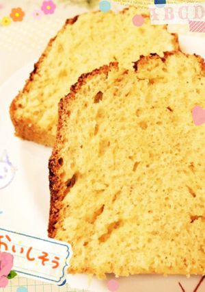 オリーブ油で簡単☆ほんのり豆乳パウンド-レシピのメイン写真