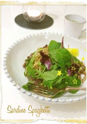 ◆新宿カピートの味＊梅サーディンスパ◆-レシピのメイン写真