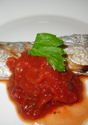 太刀魚のから揚げ・トマトソース添え-レシピのメイン写真