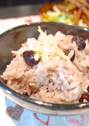 カラダホット＊黒豆しょうがご飯＊-レシピのメイン写真