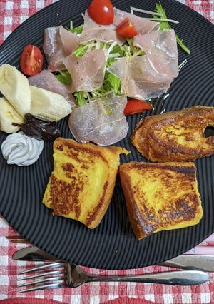 ちょっと塩味のきいたフレンチトースト♪-レシピのメイン写真