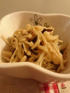 えのきの塩昆布和え お弁当にも☆-レシピのメイン写真