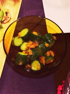 きゅうりの塩レモンとラー油和え-レシピのメイン写真