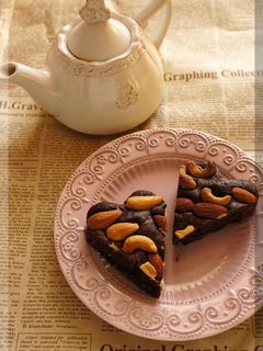 *バレンタイン♥Mixナッツブラウニー♪-レシピのメイン写真