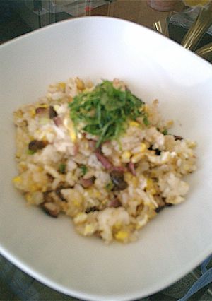 さっぱりおいしい柴漬けチャーハン-レシピのメイン写真