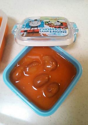 弁当に*煮豆で簡単*豆＆野菜ジュース寒天-レシピのメイン写真