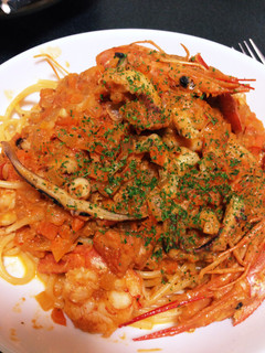 海老とイカのトマトクリームパスタ-レシピのメイン写真