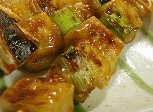 簡単☆焼き鳥もどき☆お餅でねぎま（葱餅）-レシピのメイン写真
