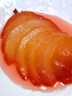 美味しいね★洋ナシの赤ワイン煮-レシピのメイン写真