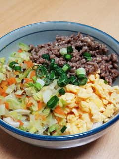 野菜たっぷり♡味噌そぼろ丼-レシピのメイン写真