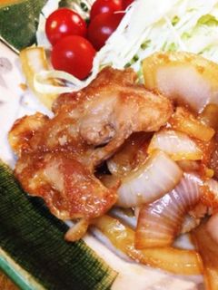 甘くない!ガツンと豚の生姜焼き-レシピのメイン写真