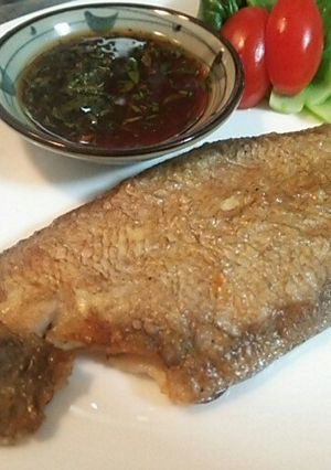 舌平目のﾑﾆｴﾙ～さっぱり薬味ぽん酢で～-レシピのメイン写真