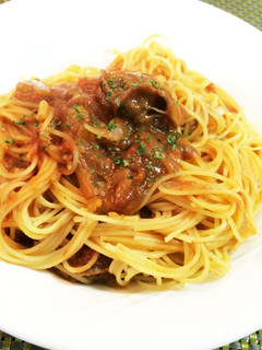 夏休み!子供大好きプルコギでトマトパスタ-レシピのメイン写真