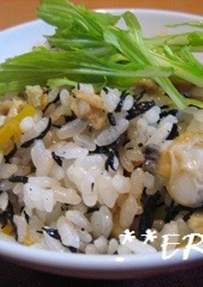 あさりとひじきの炊き込みごはん～♪♪-レシピのメイン写真