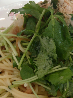 三つ葉となめ茸のパスタ-レシピのメイン写真