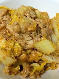 酒粕で温まる♡白菜と豚肉の炒め物♡-レシピのメイン写真