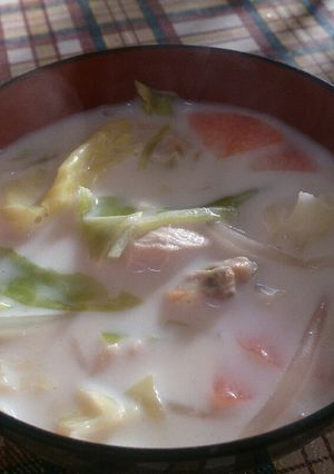 野菜たっぷりミルクスープ-レシピのメイン写真