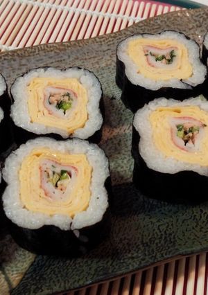 お花畑♪巻き寿司-レシピのメイン写真