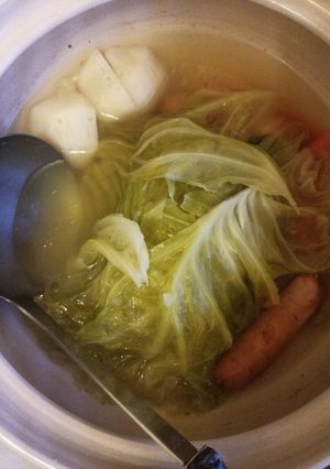 ほっこり☆土鍋で和風ロールキャベツ-レシピのメイン写真