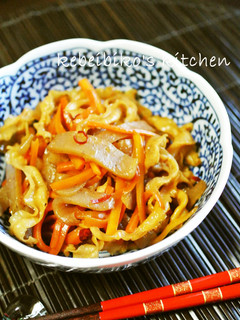 貝紐とこんにゃくの旨煮-レシピのメイン写真