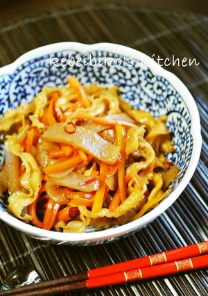 貝紐とこんにゃくの旨煮-レシピのメイン写真