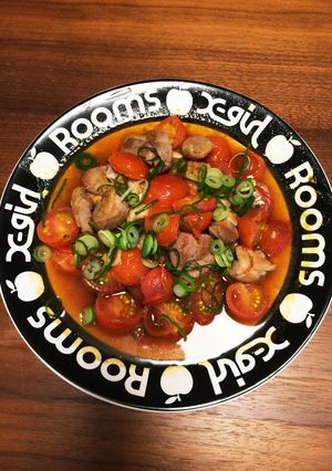 鶏もも肉とミニトマトの照り煮-レシピのメイン写真