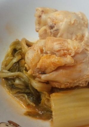 手羽元と白菜の簡単ケチャップ煮＊圧力鍋-レシピのメイン写真