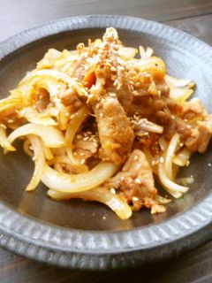 豚肉と玉ねぎの甘辛炒め♪-レシピのメイン写真