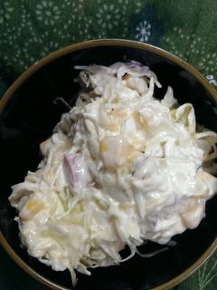 キャベツとコーンと魚肉ソーセージサラダ-レシピのメイン写真