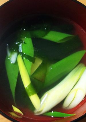 生ワカメの食べ方〜スープ〜-レシピのメイン写真