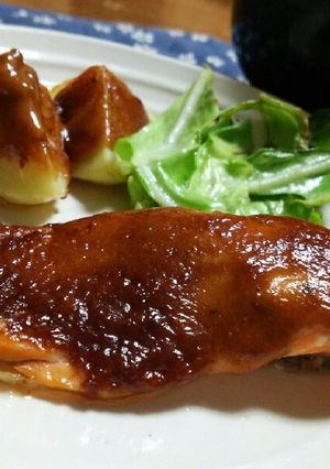 鮭の味噌マヨ焼き〈赤味噌バージョン〉-レシピのメイン写真