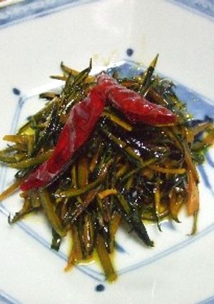 カボチャの皮のキンピラ-レシピのメイン写真
