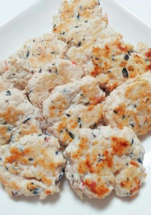 離乳食 後期 鶏とひじきの豆腐ハンバーグ-レシピのメイン写真