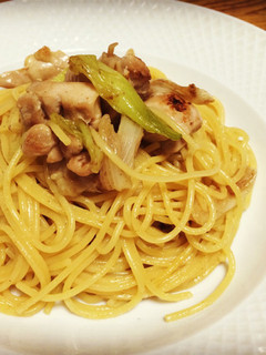 食欲増進!鶏肉とネギの柚子胡椒パスタ♡-レシピのメイン写真