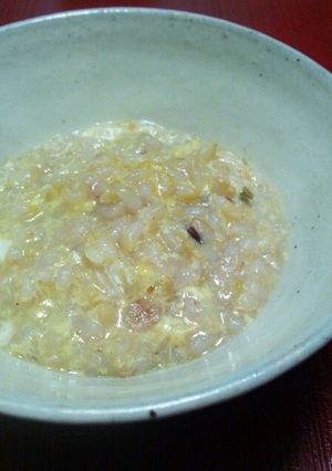 土鍋で玄米ご飯のほっこりお粥♪-レシピのメイン写真