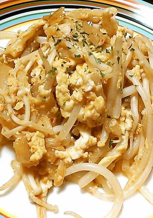 あと一品♡時短！もやしとキムチの卵炒め-レシピのメイン写真