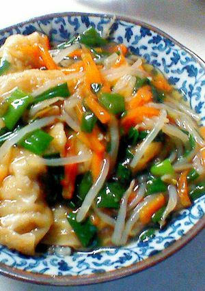 ぎょうざの野菜たっぷり餡掛け-レシピのメイン写真