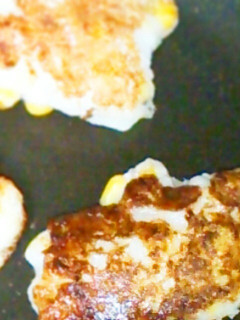 超簡単!とろふわ長芋コーン焼き♡♡-レシピのメイン写真