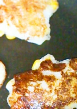 超簡単！とろふわ長芋コーン焼き♡♡-レシピのメイン写真