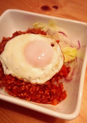 ミートソースでリメイク✱超簡単タコライス-レシピのメイン写真