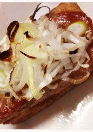 【焼くだけ簡単】お家居酒屋 辛味噌厚揚げ-レシピのメイン写真
