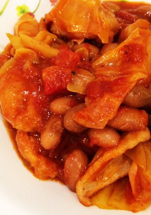 うずら豆と鶏肉のトマトソース煮-レシピのメイン写真