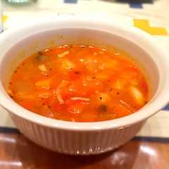รูปของ 簡単ミネストローネ！！野菜スープ